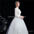 New European and American Women's Long Sleeve One Shoulder Bridal wedding dress sale